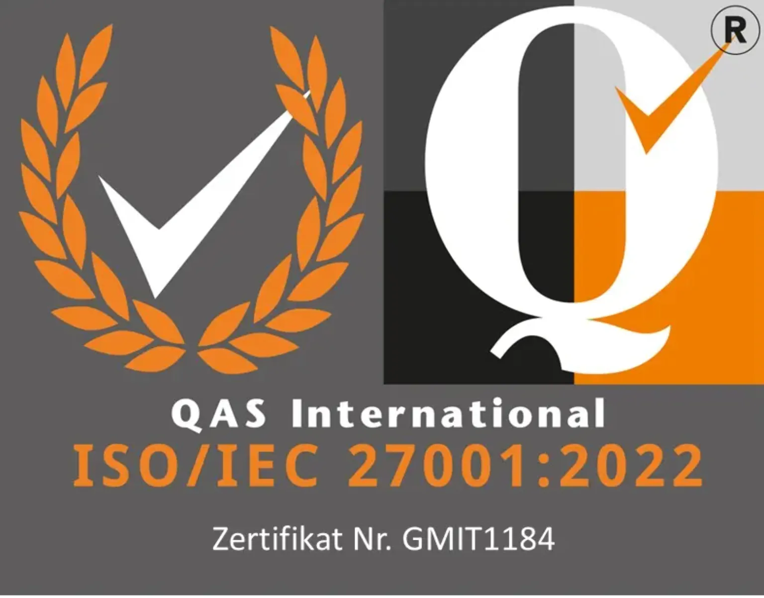 ISO/IEC 27001 Zertifikatslogo