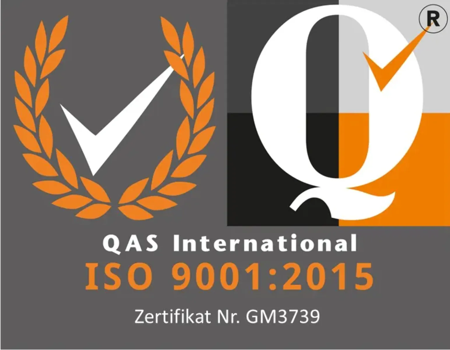 ISO 9001 Zertifikatslogo